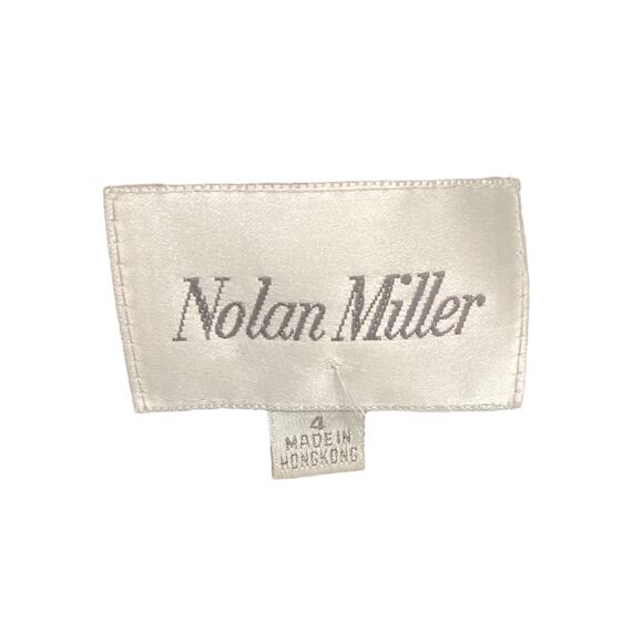 Vintage Nolan Miller 2 Piece Outfit Women’s SZ 4 Blazer + Skirt 100% Wool Black - Picture 9 of 9